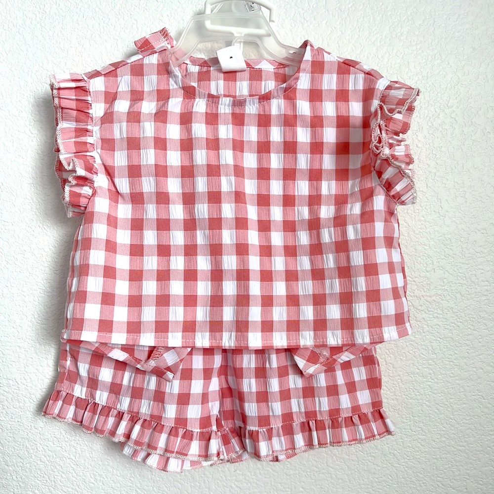 Gingham Outfit for Toddler
